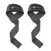 A pair of black Bryant Fitness gym wrist straps shown against a white background.