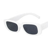 Retro Rectangle Sunglasses with UV400 Protection