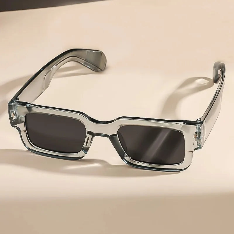 Retro Square Sunglasses with UV400 Protection