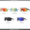 Oversized Windproof Sports Sunglasses with UV400 Protection
