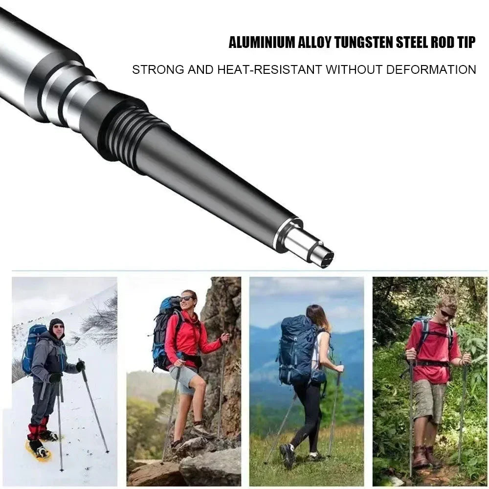 Ultra-Light Folding Trekking Poles for Hiking and Climbing