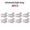 Eight gray fingerless arm sleeves for UV protection and warmth