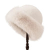 Women's Plush Fur-Trimmed Winter Hat with Ear Protection
