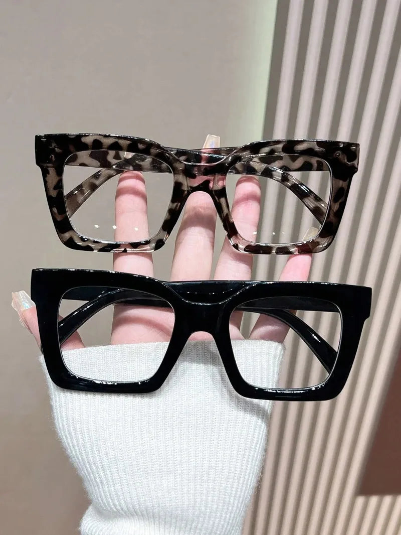 Square Anti-Blue Light Glasses with Clear Lenses