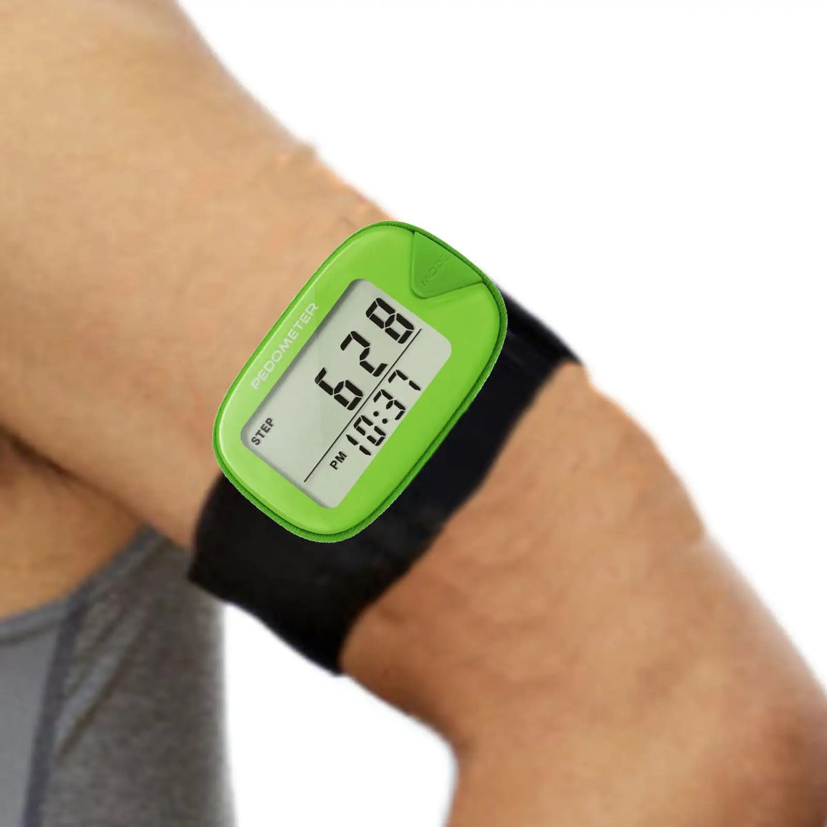 Clip-On Pedometer Step Counter with Memory