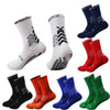 A collection of unisex athletic sports socks in various colors and patterns