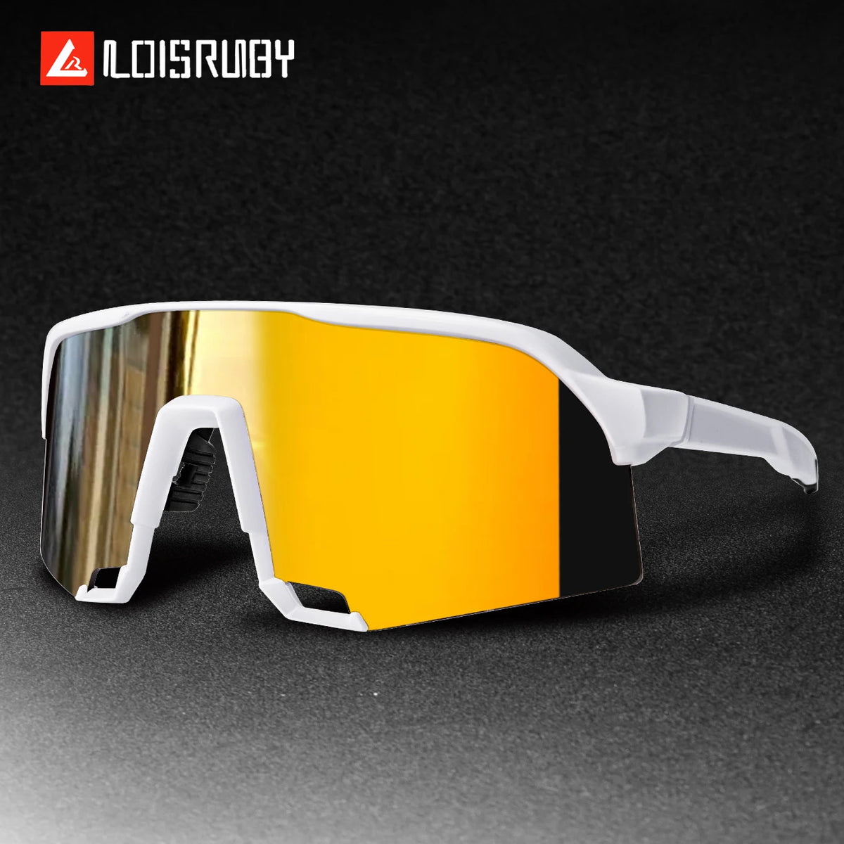 Oversized Windproof Sports Sunglasses with UV400 Protection