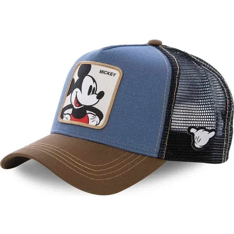 Anime Snapback Cap with Breathable Mesh Back