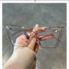Vintage Cat Eye Glasses with Blue Light Filtering Lenses