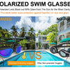 Polarized Anti-Fog Swimming Goggles for Adults