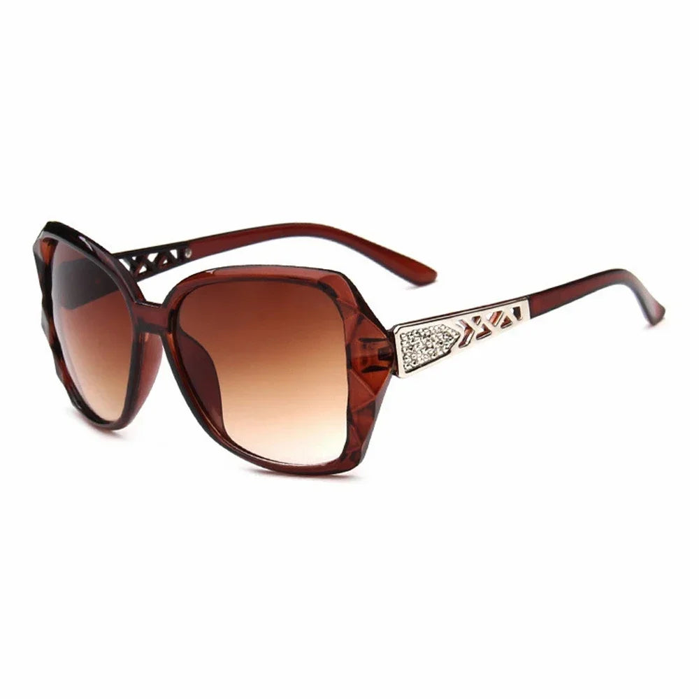 Purple Square Sunglasses with UV400 Protection