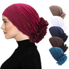 Elegant Lace Chiffon Floral Cap for Women