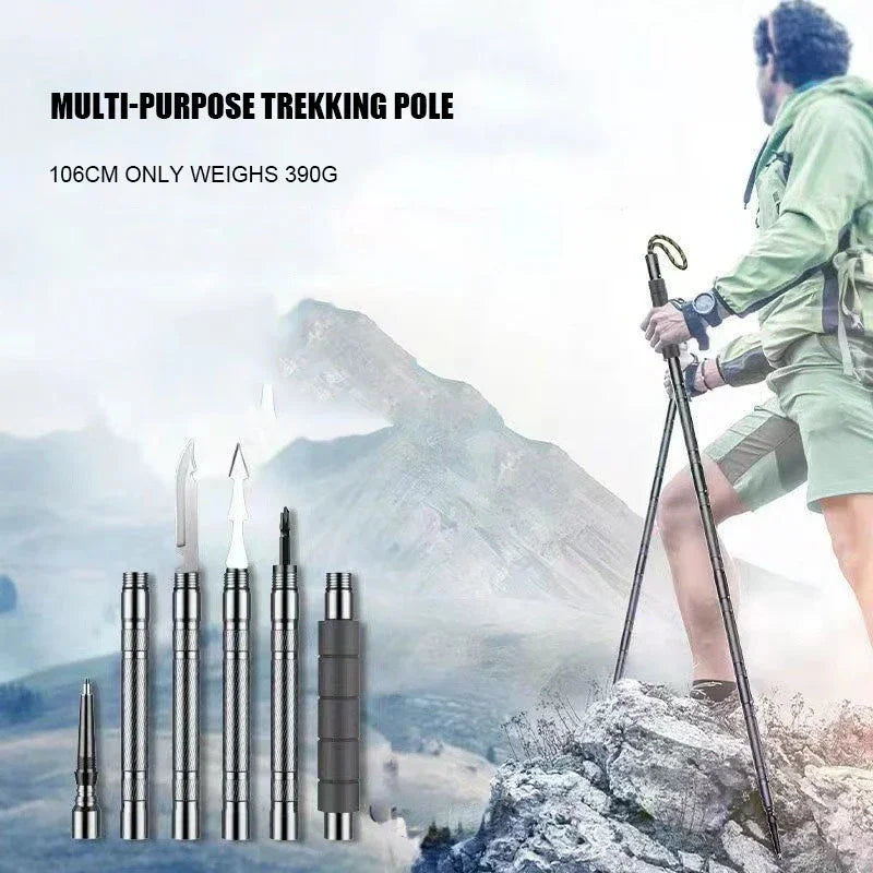 Ultra-Light Folding Trekking Poles for Hiking and Climbing