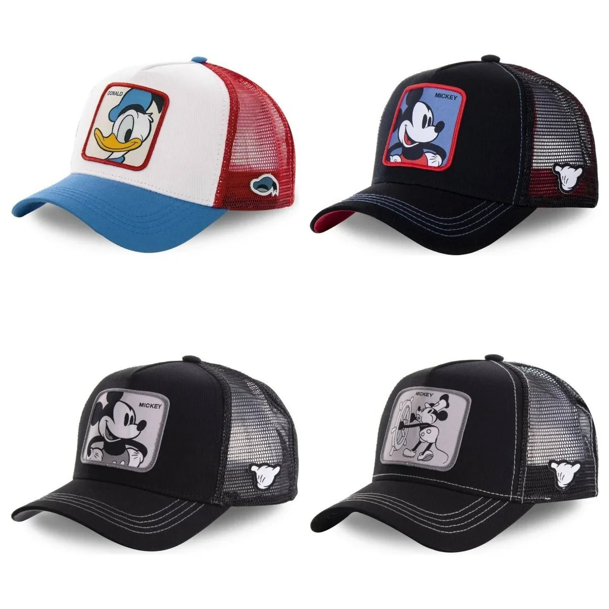 Anime Snapback Cap with Breathable Mesh Back
