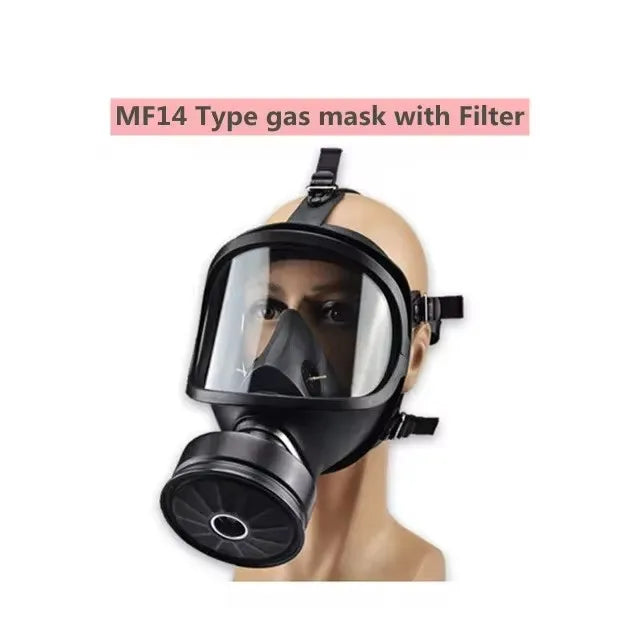 Full Face Gas Mask with Chemical Respirator Filter