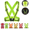 Adjustable Reflective Safety Vest for Night Running and Cycling