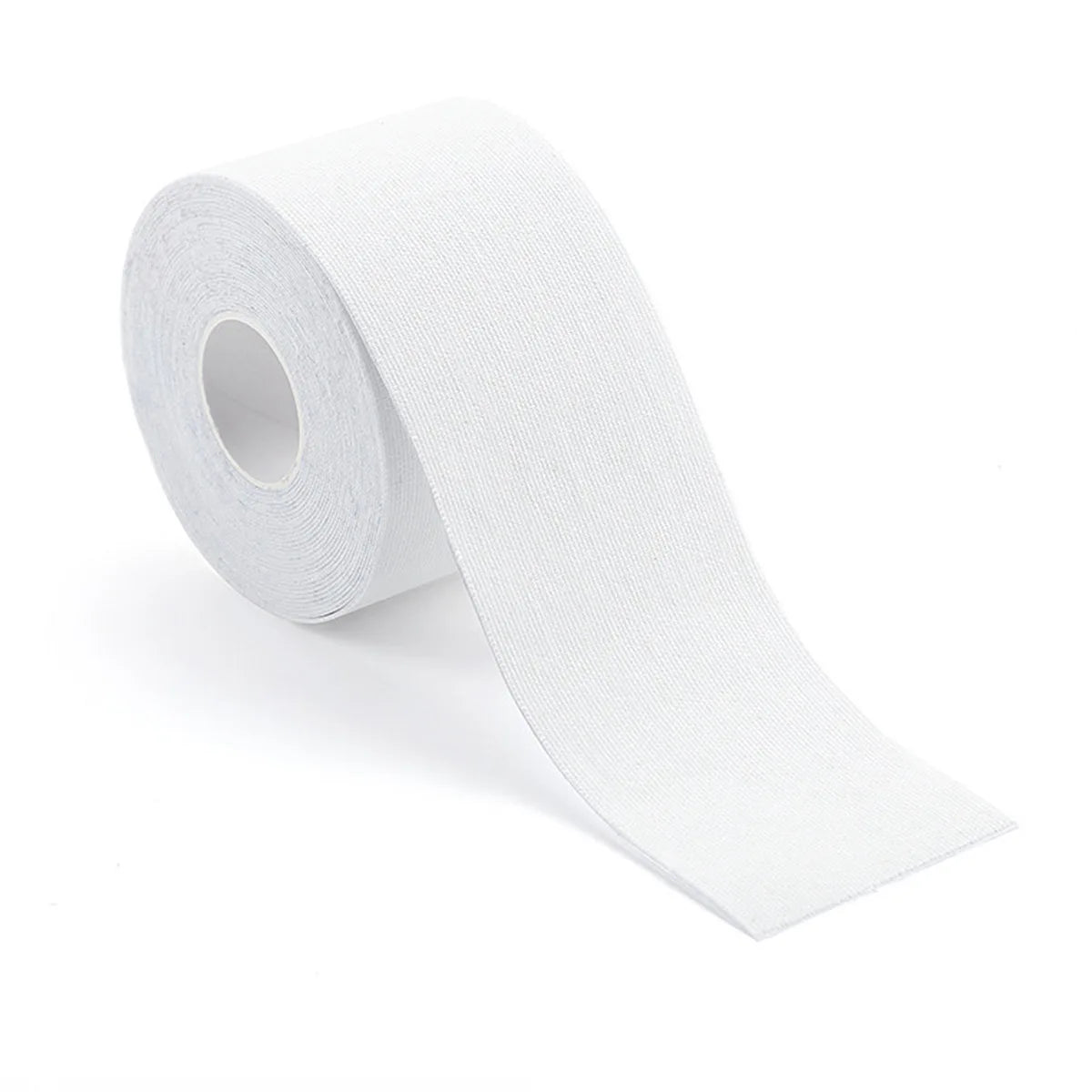 Roll of white wrinkle smoothing tape for face and skin