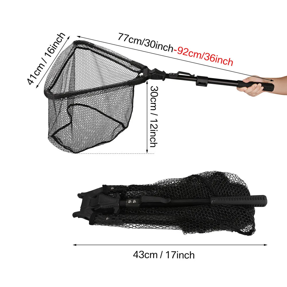 Aluminum Alloy Telescoping Fishing Landing Net