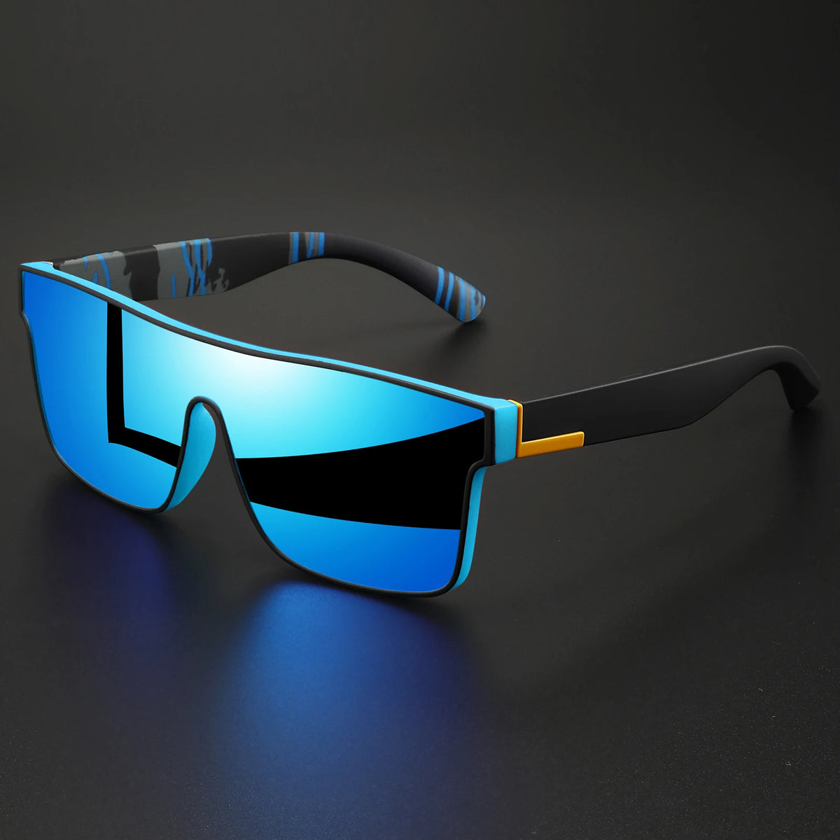 Classic Square Sunglasses with UV400 Protection