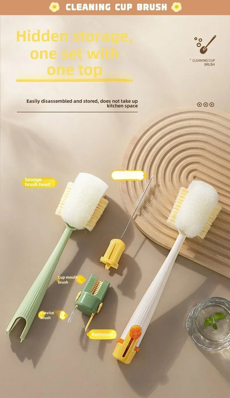5-in-1 Multifunctional Cup Cleaning Brush Set