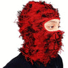 Fleece-Lined Knit Balaclava Ski Mask