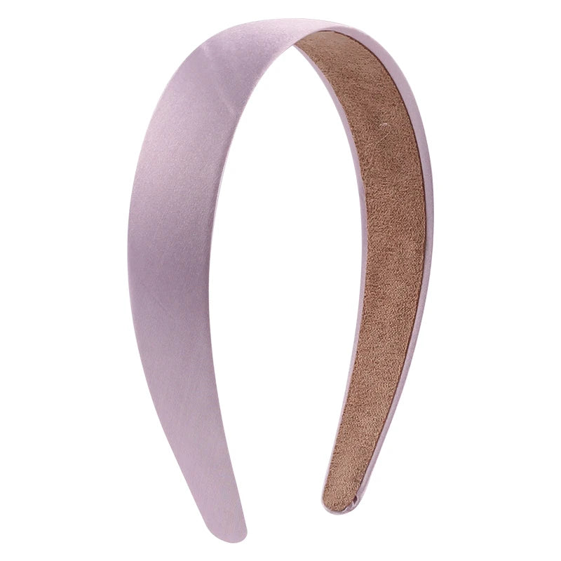 Solid Satin Hair Bands for Girls