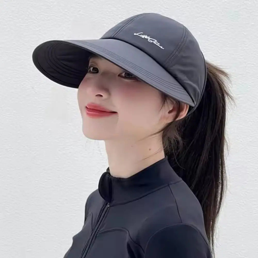 Foldable Wide Brim Sun Hat with Adjustable Strap