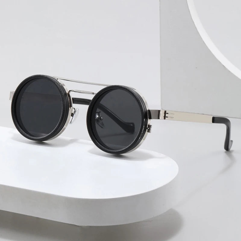 Vintage Round Polarized Sunglasses with UV400 Protection
