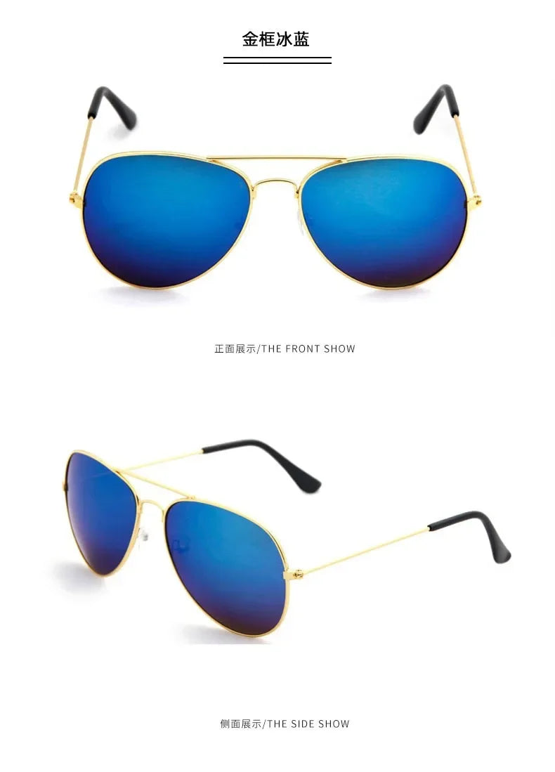 Classic Aviator Sunglasses with UV Protection