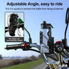 Adjustable angle cup holder for bikes and motorcycles preventing kettle scratches