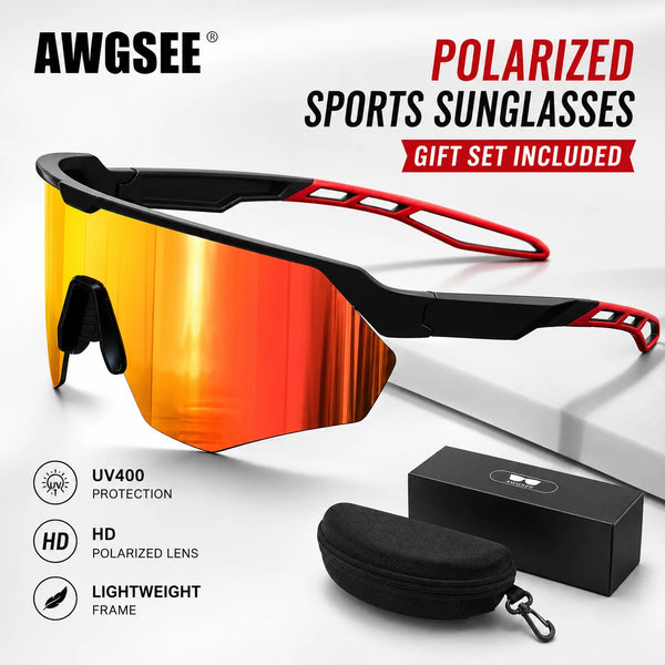 Polarized Shield Sunglasses for All-Season Use