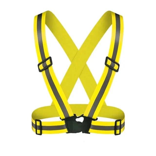 High-Visibility Reflective Safety Vest for Running, Cycling & Outdoor Work