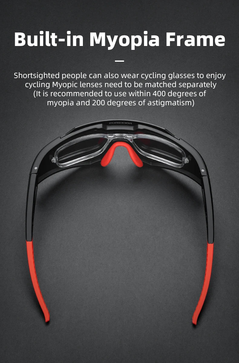 Photochromic Cycling Sunglasses with UV400 Protection