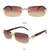 Gafas tintadas marrón con detalles de pedrería en la montura para hombre y mujer