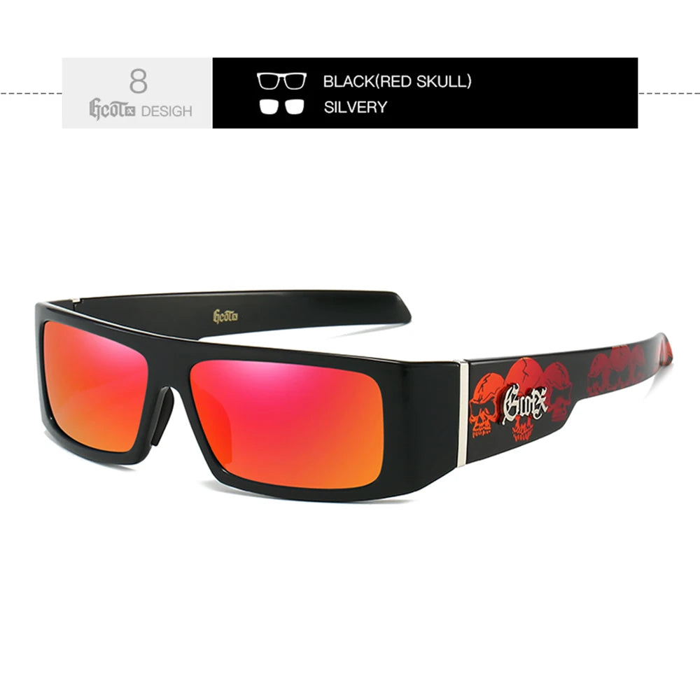 Polarized Rectangle Sunglasses for Men and Women