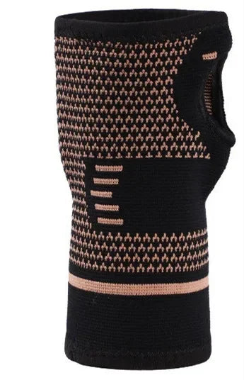 Copper Fiber Compression Knee Sleeve for Sports Support