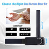 Adjustable Sliding D-Ring Wrist Cuffs for Gym Training