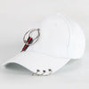 Classic Cotton Cap with Metal Ring Detail