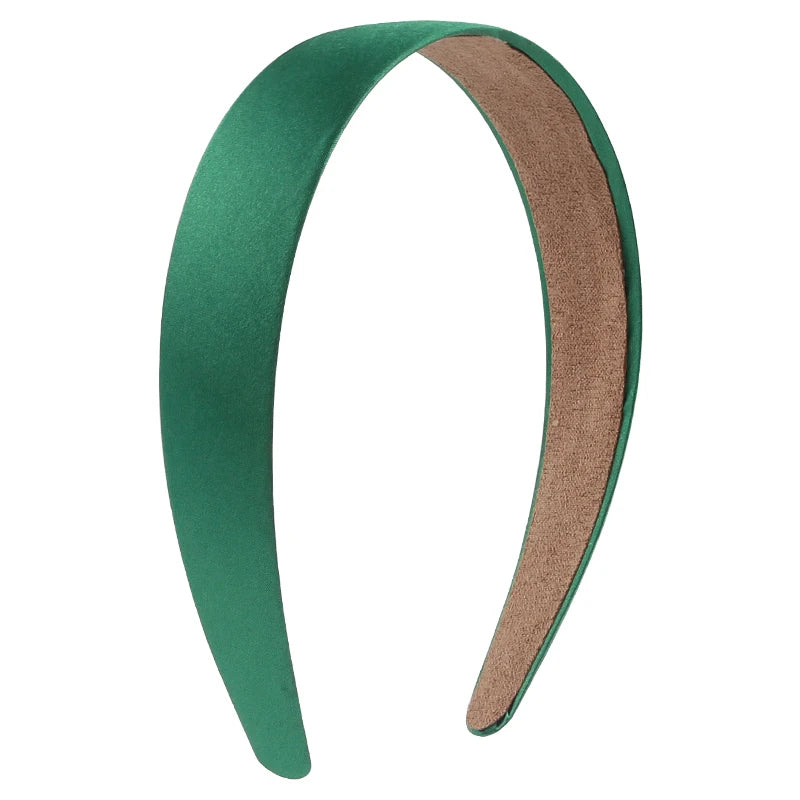 Solid Satin Hair Bands for Girls