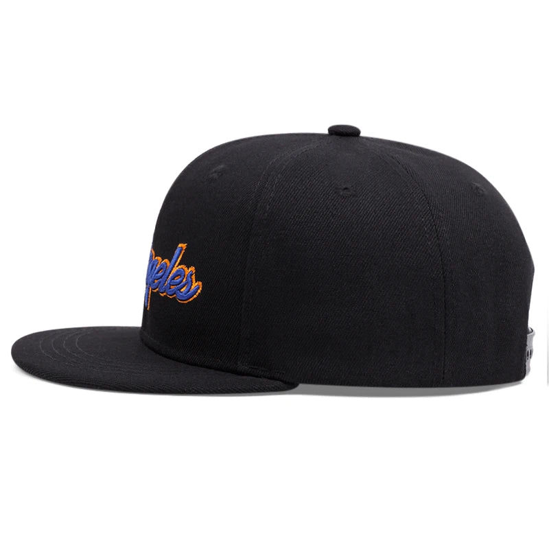 Embroidered Los Angeles Baseball Cap with Adjustable Snapback Closure