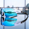 Polarized Sport Sunglasses with 3 Interchangeable Lenses