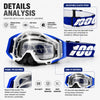Windproof Off-Road Motorcycle Goggles with Anti-Fog Coated Lenses
