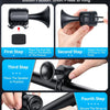 Loud 130dB Electric Bicycle Horn with Waterproof Design