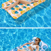 Striped Inflatable Pool Hammock for Adults