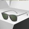 Retro Square Sunglasses with Polarized UV Protection