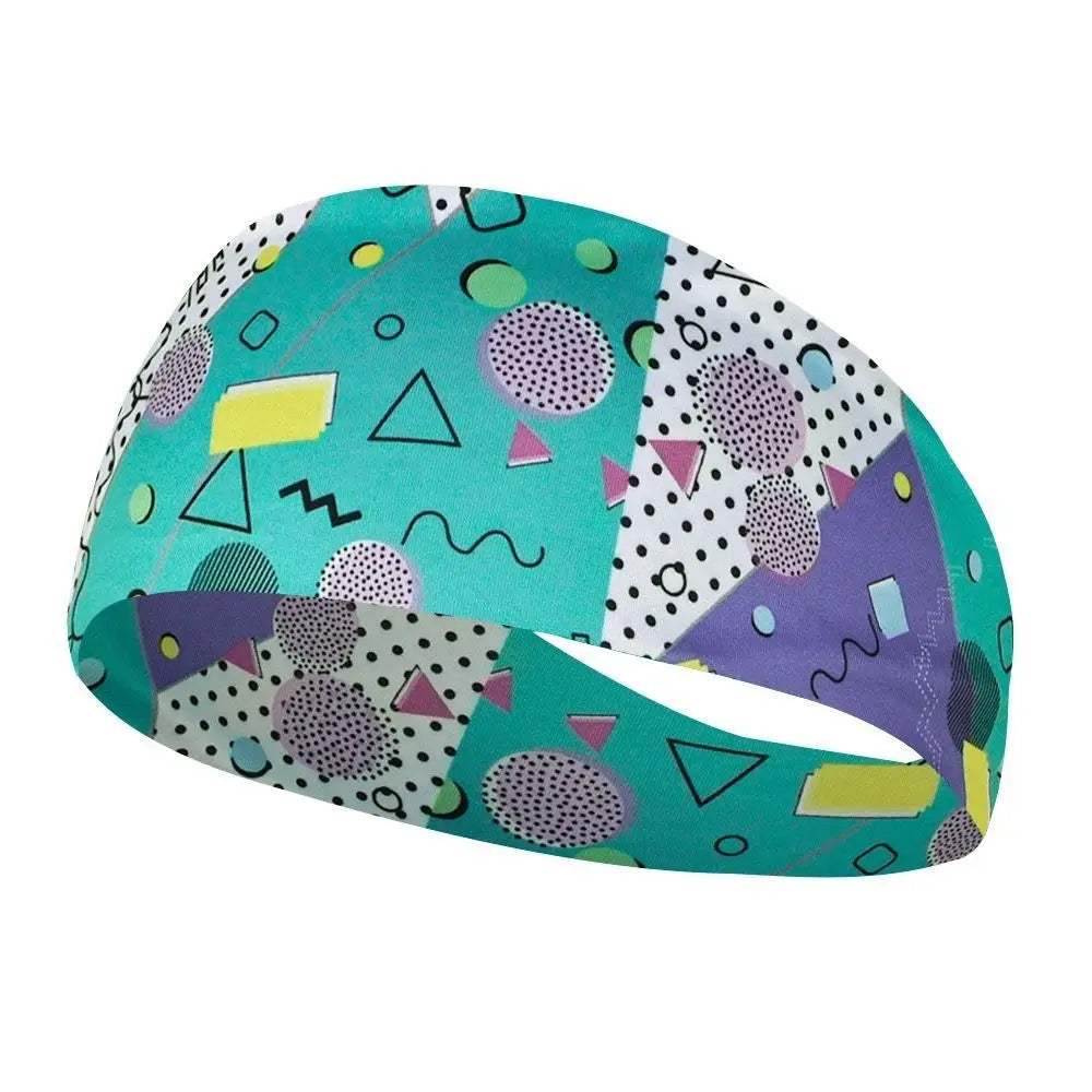 Fashion Print Cycling Yoga Headband