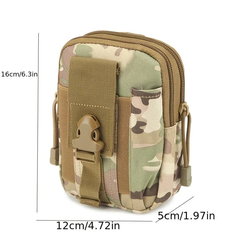 Multi-Layer Water-Resistant Waist Pack for Travel & Outdoor Activities