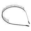 Black fashion metal hair bands for all
