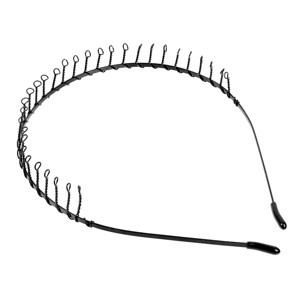 Black fashion metal hair bands for all