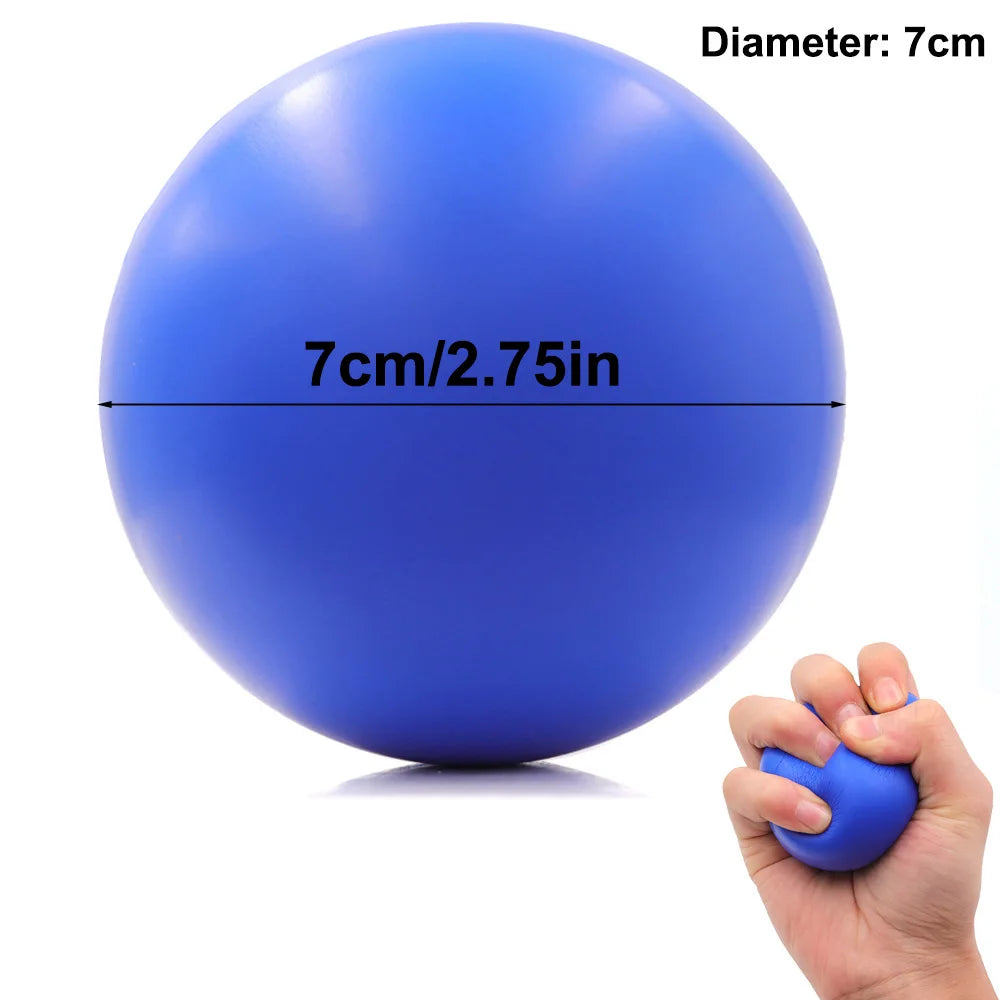 Foam Exercise & Massage Balls (2-Pack) for Grip Strength, Rehabilitation & Stress Relief
